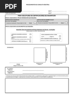Solicitud de Certificado C5 RENIEC | PDF