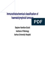 Immunohistochemical Classification of Haematolymphoid Tumours