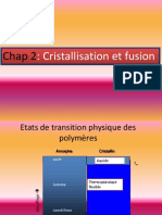 Chapitre 2 Cristallisation Et Fusion