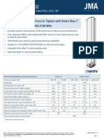 JMA MX06FIT845-02 Spec Sheet