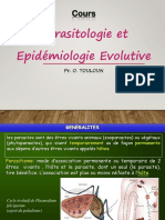 Cours Parasitologie Et Epidemiologie Évolutive