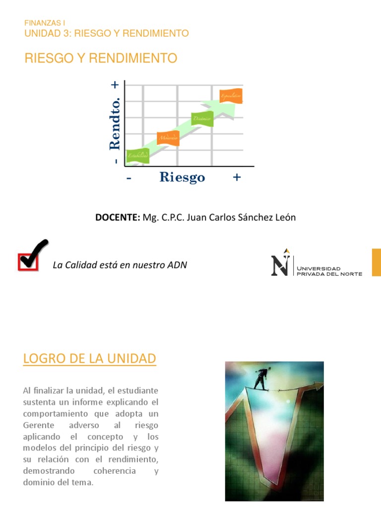 Riesgo y Rendimiento en Finanzas I | PDF | Modelo de fijación de ...