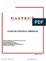 Plano de Controle Gastec