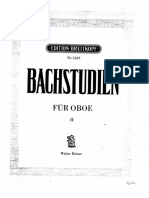 Bachstudien Für Oboe - Heft II