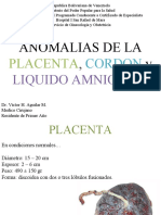 Anomalias de La Placenta, Cordon y Liquido Amniotico