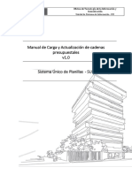 Manual de Carga y Actualización de Cadenas Presupuestales 1.0