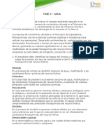 El Estudiante Debe Evaluar El Impacto Ambiental Asociado A Los Vertimientos de Una Empresa de Curtiembres Ubicada en El Municipio de Copacabana