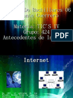 Antecedentes Internet