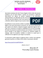 Taller 8. Quimica Inorgánica