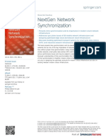 NextGen Network Synchronization