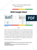 Mengoptimalkan Pemanfaatan Google Sites Dalam Pembelajaran Jarak Jauh. Oleh - Ferismayanti, M.PD