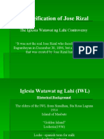 The Deification of Jose Rizal: The Iglesia Watawat NG Lahi Controversy