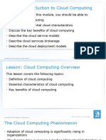 1 Module: Introduction To Cloud Computing