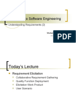 Introduction To Software Engineering: Understanding Requirements