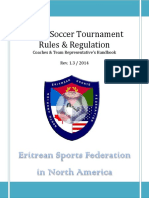 Youth Soccer Tournament Rules and Regulations