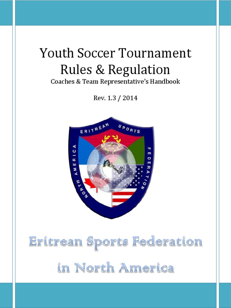 Youth Soccer Tournament Rules and Regulations PDF Association Football Rules