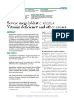 Severe Megaloblastic Anemia: Vitamin Defi Ciency and Other Causes