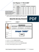 Ejercicio Repaso 11 Word 2007x