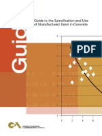 Guide to the Specification and Use of Manufactured Sand in Concrete