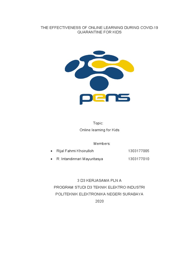 Online Learning Challenges for Kids | PDF | Educational Technology ...