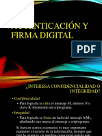 Autenticacion y Firma Digital