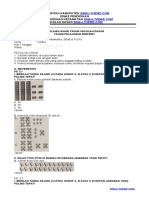 PAS Kelas 1 Tema 5 (Matematika, SBDP & PJOK) Semester 2 Tahun 2020-2021