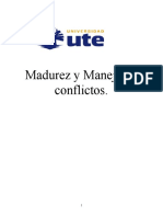 Madurez Personal y Manejo de Conflicto