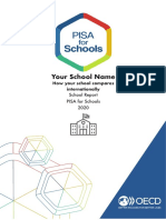 PISA For Schools School Report Template