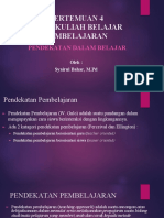 Pendekatan Pembelajaran untuk Meningkatkan Aktivitas Siswa