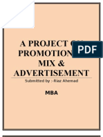 Promotion Mix & Advertising