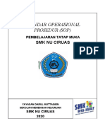 Sop Pembelajaran Tapmu tp20 21