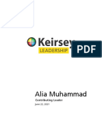 Temperament and Leadership Alia Muhammad 1
