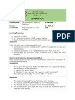 Learning Plan Learning Area Grade Level 9 Teacher No. of Week Lesson Title Date