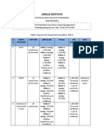 Daftar Program Dan Harga Bulan Ramadhan 1440 H