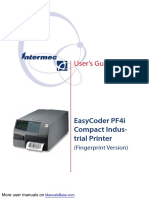 User'S Guide: Easycoder Pf4I Compact Indus-Trial Printer