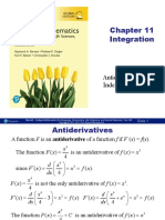 Integration: Section 1 Antiderivatives and Indefinite Integrals