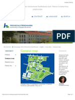 Campus Map: Aktuelle Informationen Der Hochschule Nordhausen Zum Thema Corona-Virus