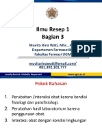 Ilmu Resep 1 - Drug Interaction3 - 2017