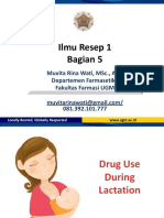 Ilmu Resep 1 - Drug Use During Lactation - 2017