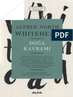 Alfred North Whitehead Doğa Kavramı Alfa Yayınları