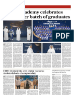 Qatar: Aspire Academy Celebrates Largest Ever Batch of Graduates