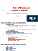 Design of Canal System #5