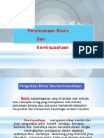 Sesi 2 - Perencanaan Bisnis & Kewirausahaan