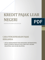 Kredit Pajak Luar Negeri (Pertemuan Ke - 5)