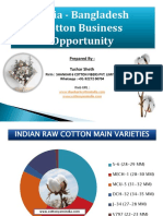 India Bangladesh Cotton Business Opportunity and Challenges