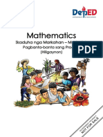 Mathematics: Ikaduha Nga Markahan - Modyul 4