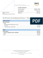 AWS VAT Invoice Summary