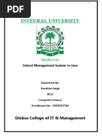 Student Management System Project Report | PDF | Software Testing ...