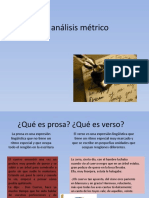 Análisis métrico: Prosa vs. verso, tipos de rima y medida de versos