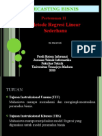 Pertemuan 11 - Metode Regresi